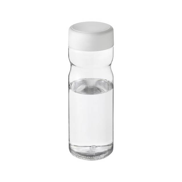 H2O Active® Base 650 ml screw cap water bottle - white