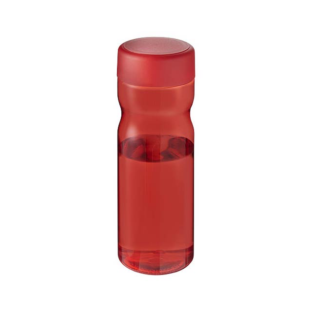 H2O Active® Base 650 ml screw cap water bottle - transparentná červená