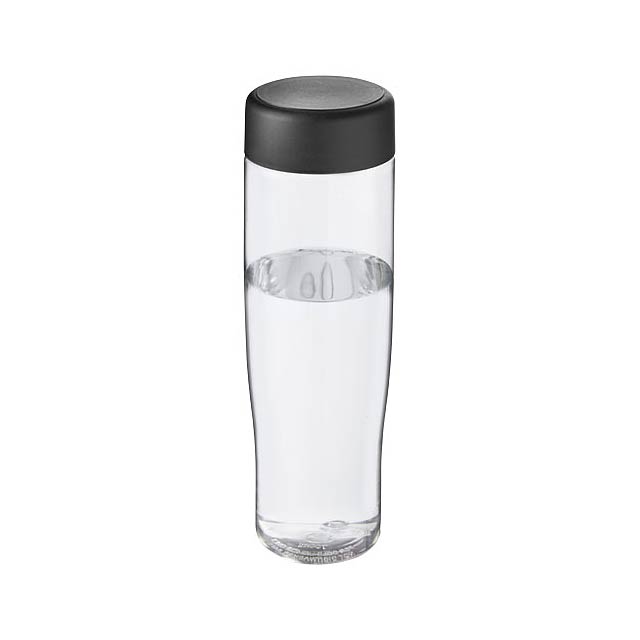 H2O Active® Tempo 700 ml screw cap water bottle - čierna