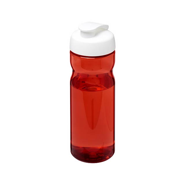 H2O Active® Base Tritan™ 650 ml Sportflasche mit Klappdeckel - Transparente Rot