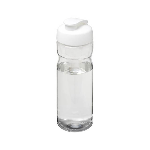 Sportovní lahev H2O Active® Base Tritan™ o objemu 650 ml s odklápěcím víčkem - bílá