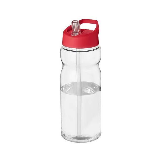 H2O Active® Base Tritan™ 650 ml spout lid sport bottle - transparent red