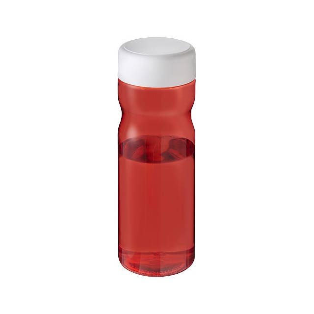 Sportovní lahev H2O Active® Base Tritan™ o objemu 650 ml se šroubovacím uzávěrem - transparentní červená