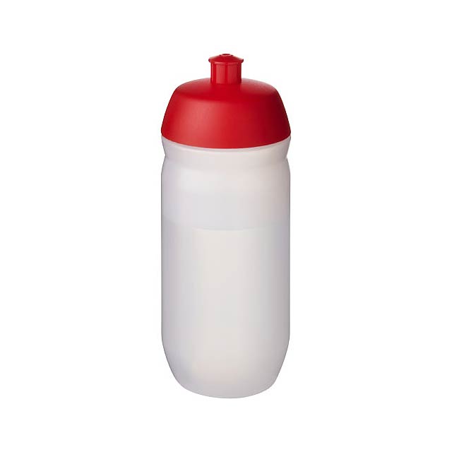 HydroFlex™ Clear 500 ml sportovní lahev - transparentná červená