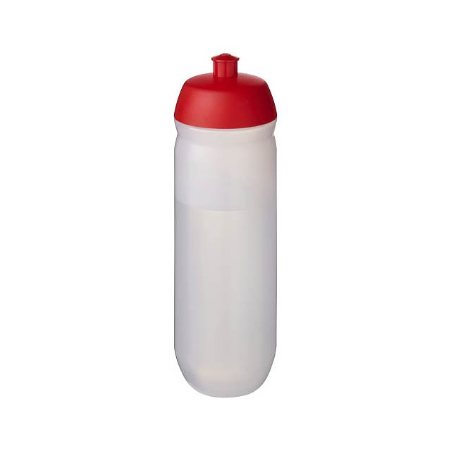 HydroFlex™ Clear 750 ml sport bottle - transparent red