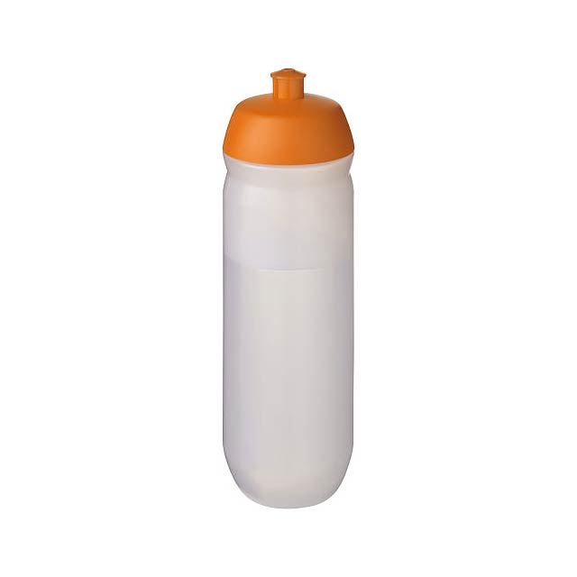 HydroFlex™ Clear 750 ml squeezy sport bottle - orange