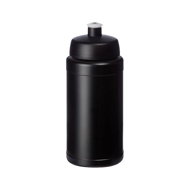 Baseline Recycelte Sportflasche, 500 ml - schwarz