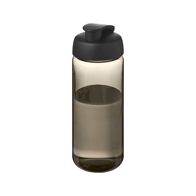H2O Active® Octave Tritan™ 600-ml-Sportflasche mit Klappdeckel - schwarz