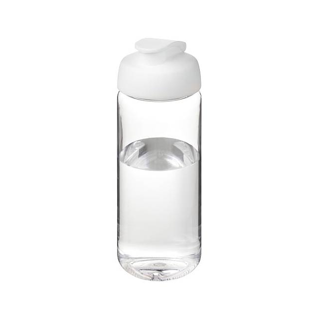 H2O Active® Octave Tritan™ 600-ml-Sportflasche mit Klappdeckel - Weiß 