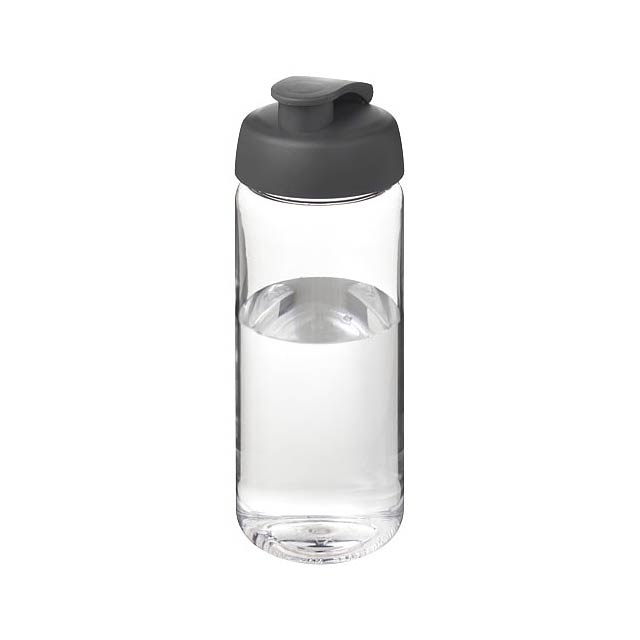 H2O Active® Octave Tritan™ 600-ml-Sportflasche mit Klappdeckel - Grau