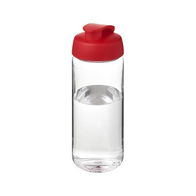 H2O Active® Octave Tritan™ 600 ml flip lid sport bottle - transparent red