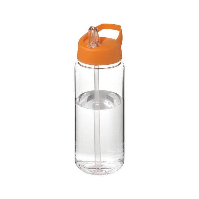 Sportovní lahev H2O Active® Octave Tritan™ o objemu 600 ml s víčkem s hubicí - oranžová