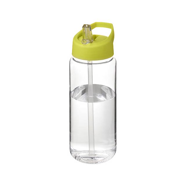 Sportovní lahev H2O Active® Octave Tritan™ o objemu 600 ml s víčkem s hubicí - citrónová - limetková