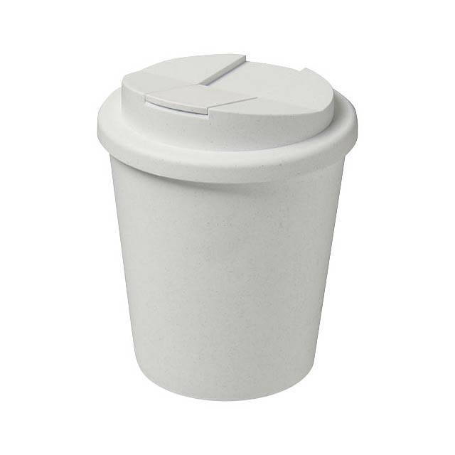 Americano® Espresso 250 ml recycelter Isolierbecher mit auslaufsicherem Deckel - Weiß 