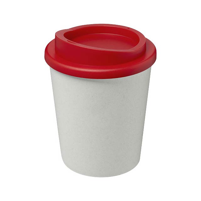 Americano® Espresso Eco 250 ml recycelter Isolierbecher  - Transparente Rot