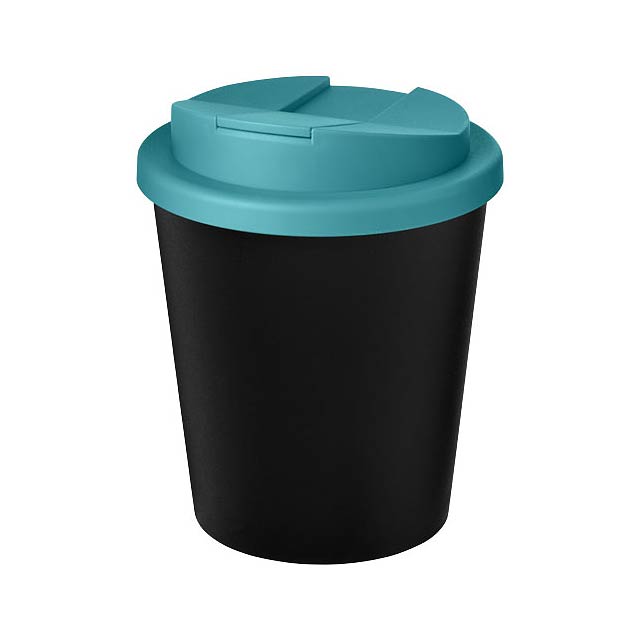 Americano® Espresso Eco 250 ml recycled tumbler with spill-proof lid  - baby blue