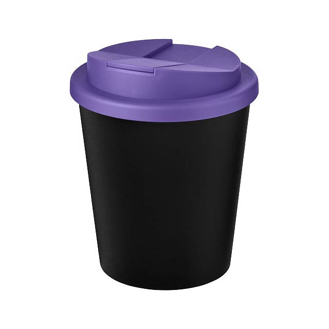 Americano® Espresso Eco 250 ml recycelter Isolierbecher mit auslaufsicherem Deckel  - Violett