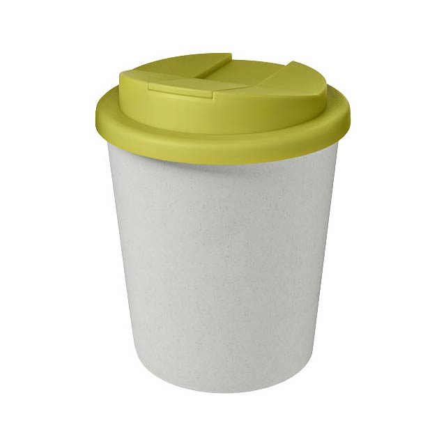Americano® Espresso Eco 250 ml recycled tumbler with spill-proof lid  - lime