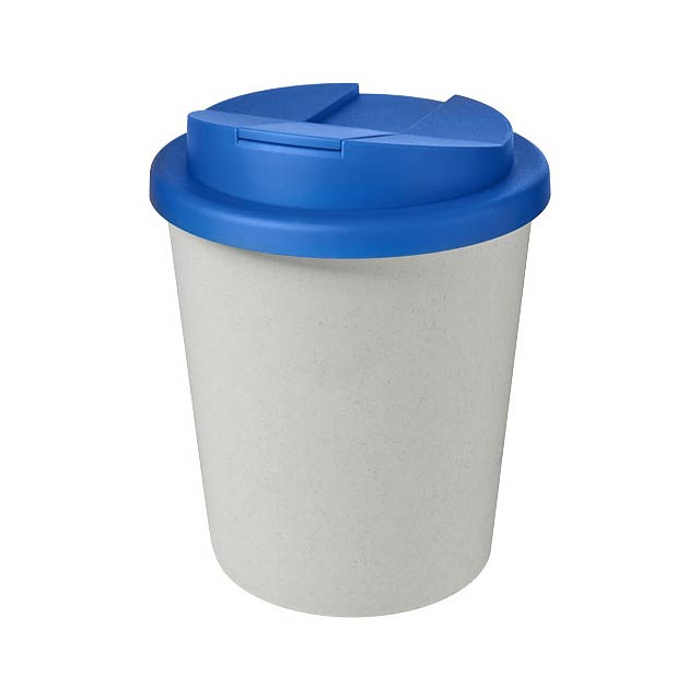 Americano® Espresso Eco 250 ml recycled tumbler with spill-proof lid  - blue