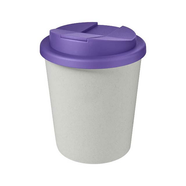 Americano® Espresso Eco 250 ml recycelter Isolierbecher mit auslaufsicherem Deckel  - Violett