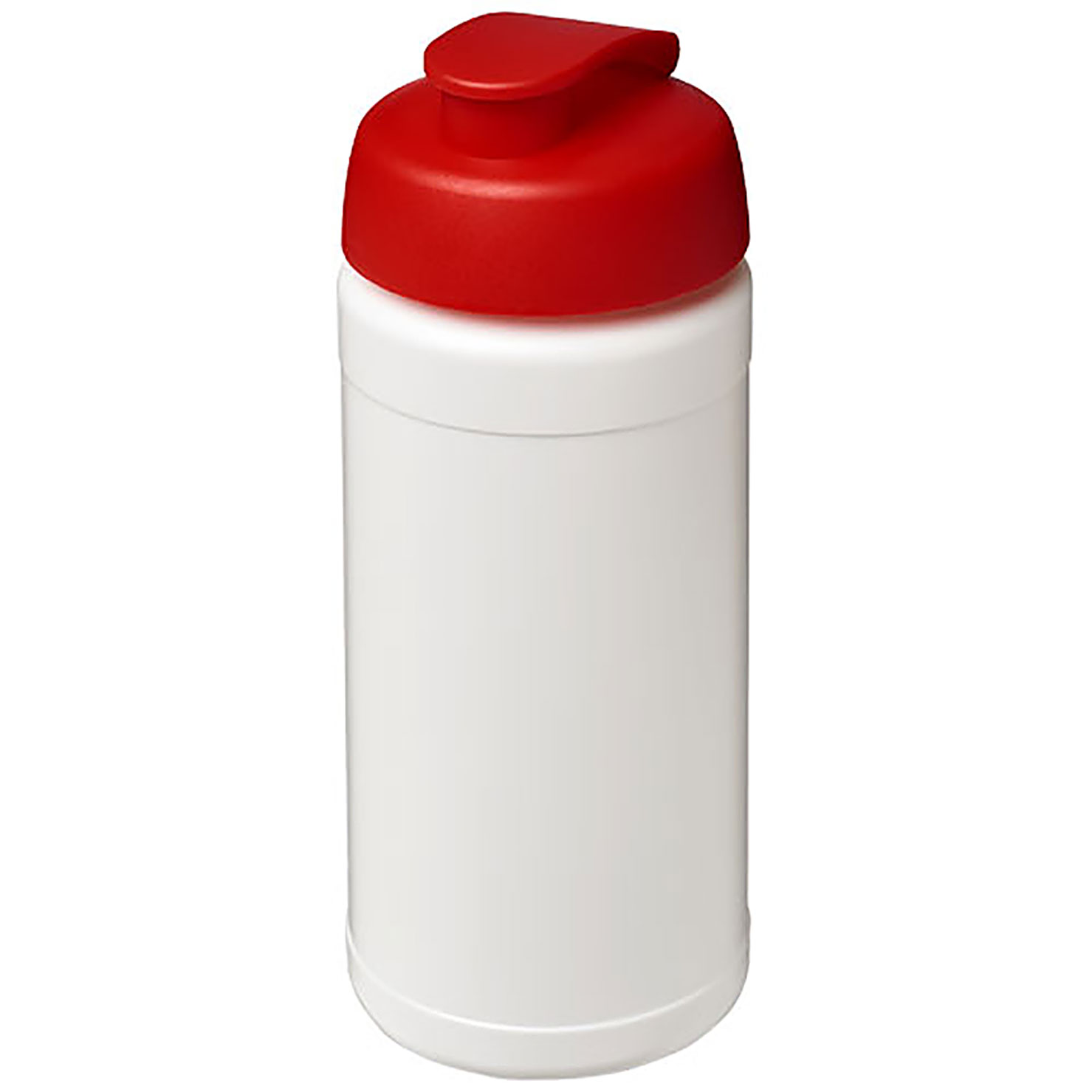 Baseline 500 ml recycled sport bottle with flip lid - red