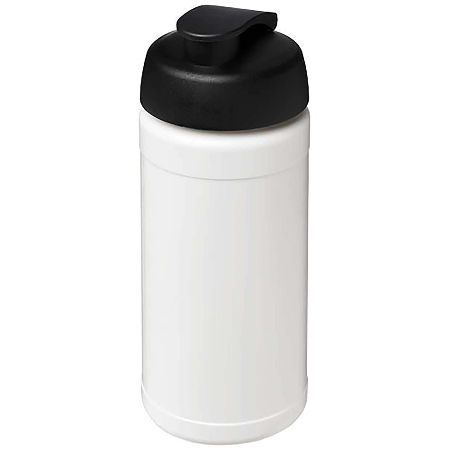 Baseline 500 ml recycled sport bottle with flip lid - black