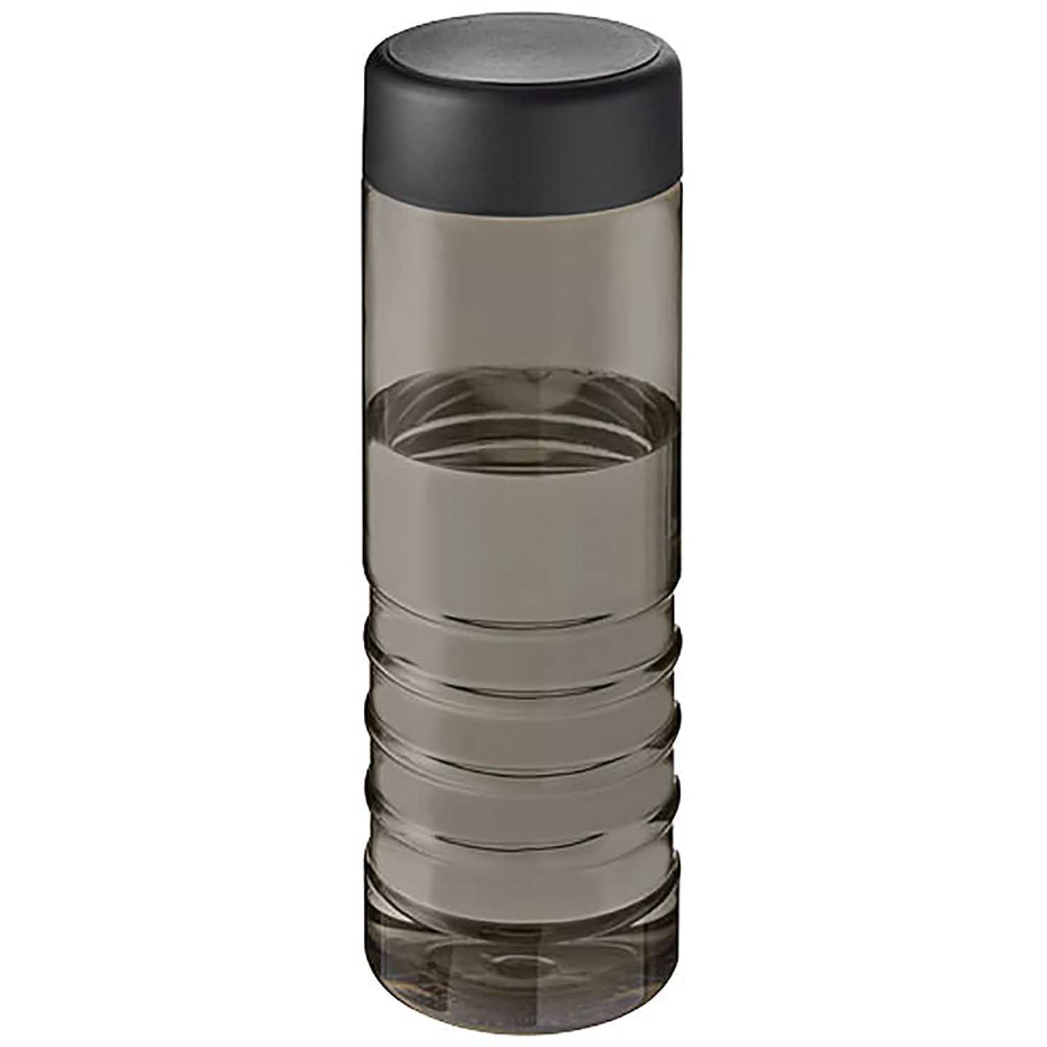 H2O Active® Eco Treble 750 ml Sportflasche mit Drehdeckel - schwarz