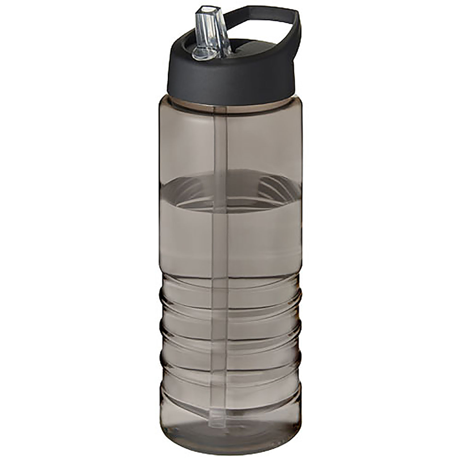 H2O Active® Eco Treble 750 ml Sportflasche mit Stülpdeckel  - schwarz