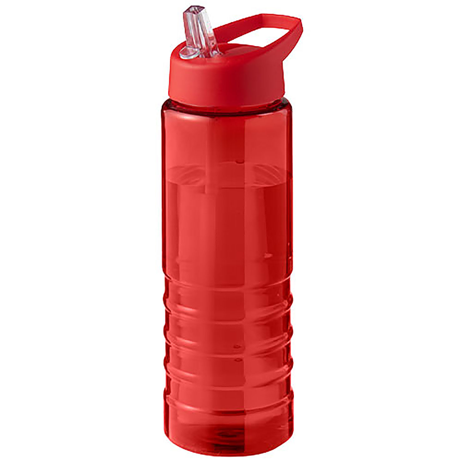 H2O Active® Eco Treble 750 ml Sportflasche mit Stülpdeckel  - Rot