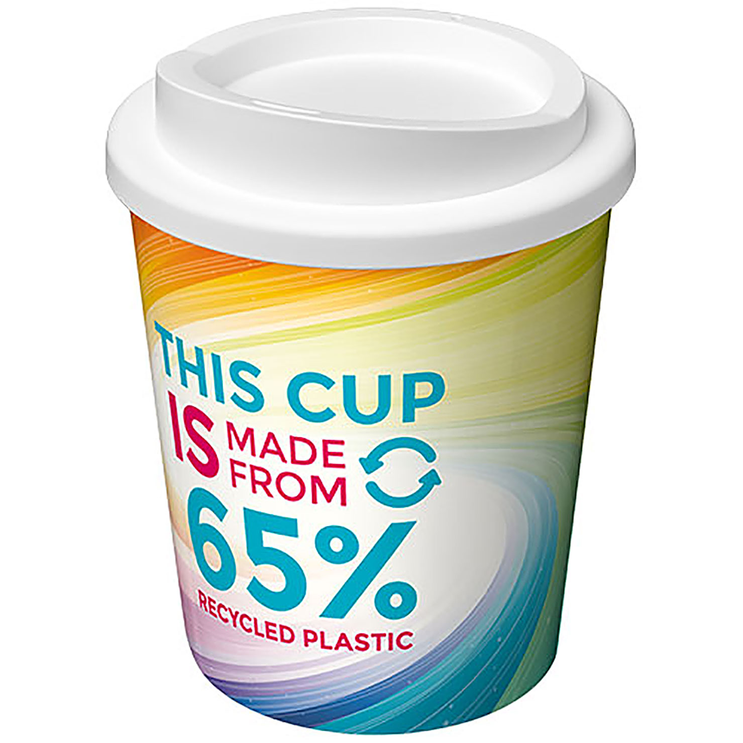Brite-Americano® Eco Isolierbecher, 250 ml - Weiß 