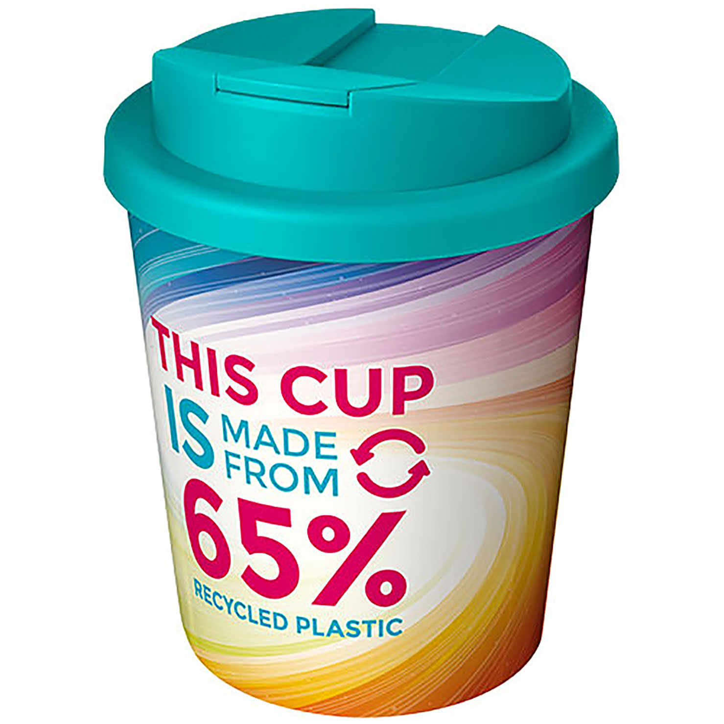 Brite-Americano Espresso Eco auslaufsicherer Isolierbecher, 250 ml - blau