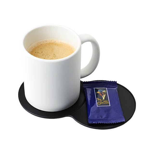 Sidekick plastic coaster - black