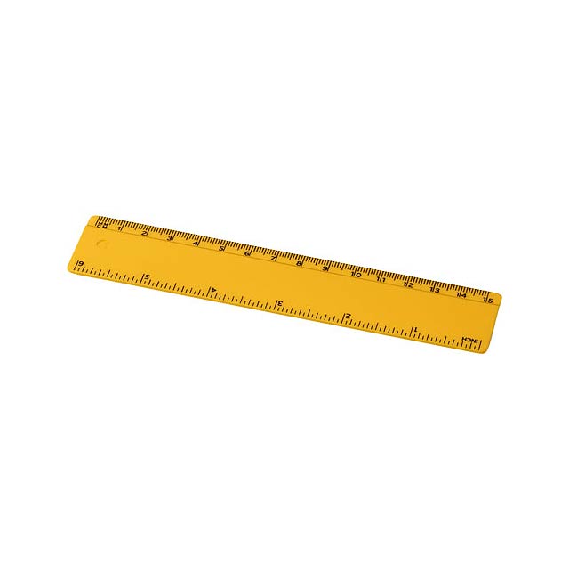 Plastové pravítko 15 cm Renzo - žltá