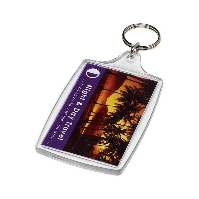 Orca L4 large keychain - transparent