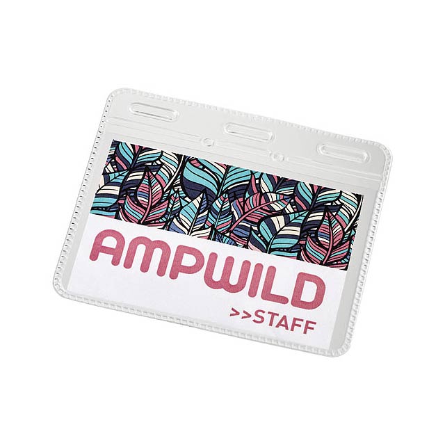 Arell clear plastic ID pouch - transparent