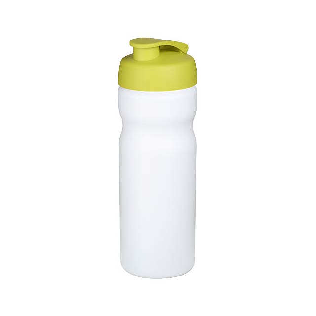 Baseline® Plus 650 ml Sportflasche mit Klappdeckel - Weiß 