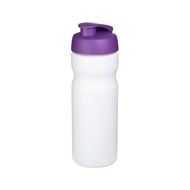 Baseline® Plus 650 ml Sportflasche mit Klappdeckel - Weiß 