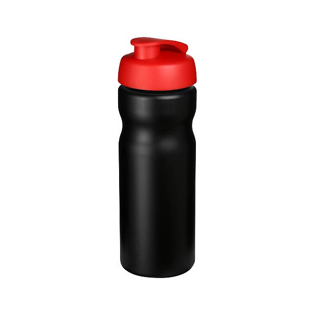 Baseline® Plus 650 ml Sportflasche mit Klappdeckel - schwarz