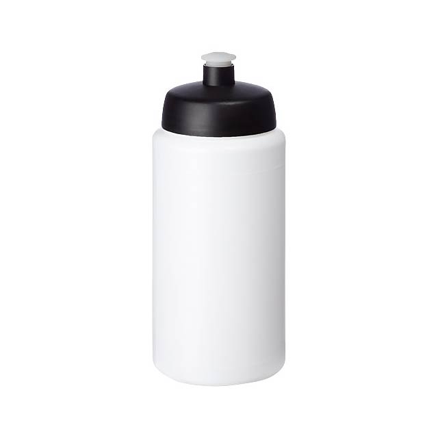 Baseline® Plus grip 500 ml sports lid sport bottle - white