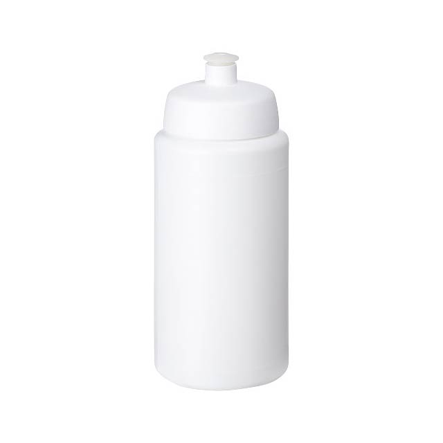 Baseline® Plus grip 500 ml Sportflasche mit Sportdeckel - Weiß 