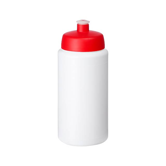 Baseline® Plus grip 500 ml sports lid sport bottle - white