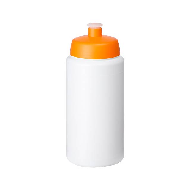 Baseline® Plus grip 500 ml sportovní lahev s víčkem na sport - biela