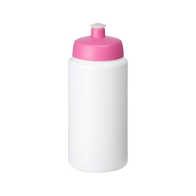 Baseline® Plus grip 500 ml sports lid sport bottle - white