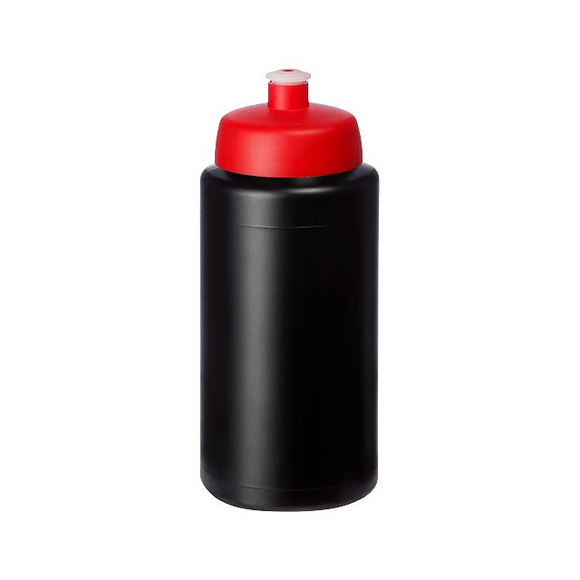 Baseline® Plus grip 500 ml sportovní lahev s víčkem na sport - černá
