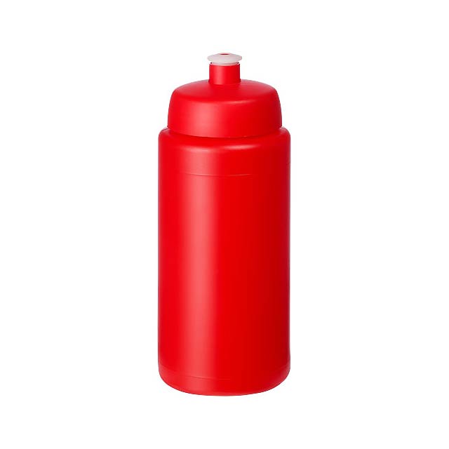 Baseline® Plus grip 500 ml Sportflasche mit Sportdeckel - Transparente Rot