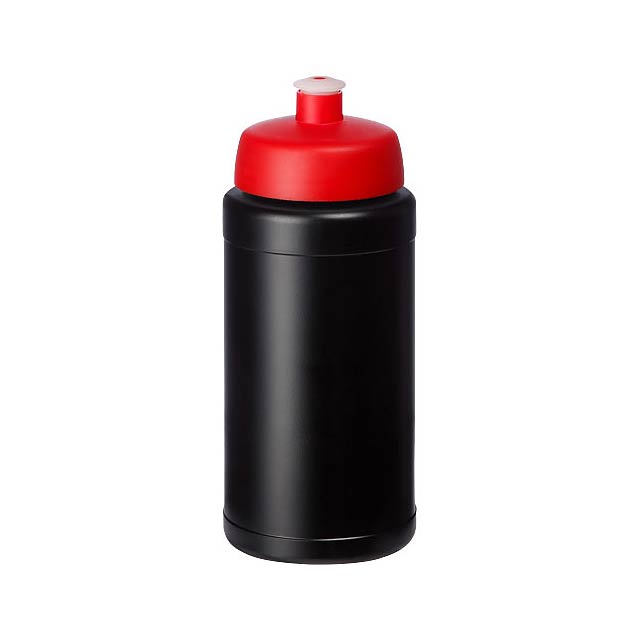 Baseline® Plus 500 ml Flasche mit Sportdeckel - schwarz