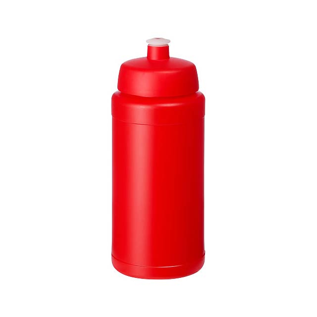 Baseline® Plus 500 ml Flasche mit Sportdeckel - Transparente Rot
