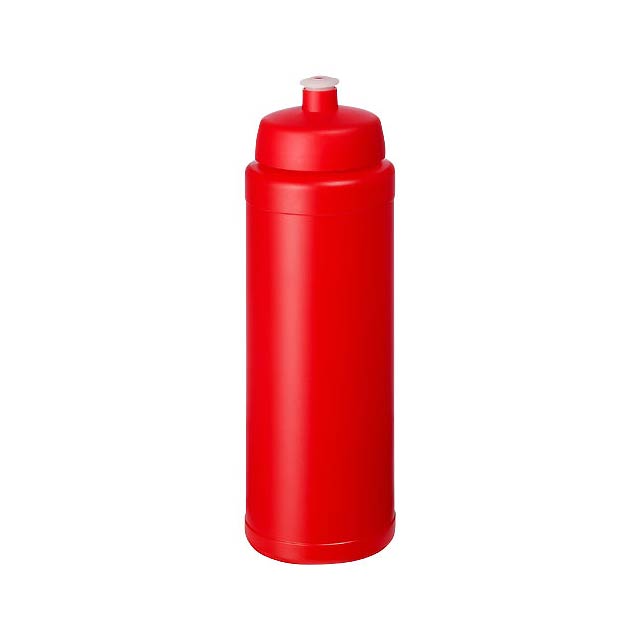 Baseline® Plus grip 750 ml sportovní lahev s víčkem na sport - transparentná červená