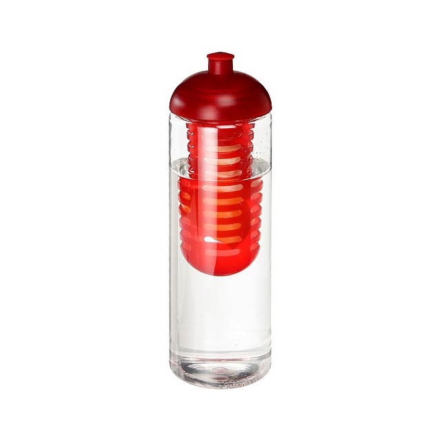 H2O Active® Vibe 850 ml dome lid bottle & infuser - transparent