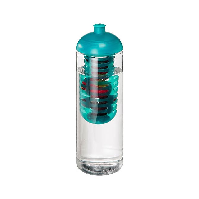 H2O Active® Vibe 850 ml dome lid bottle & infuser - transparent